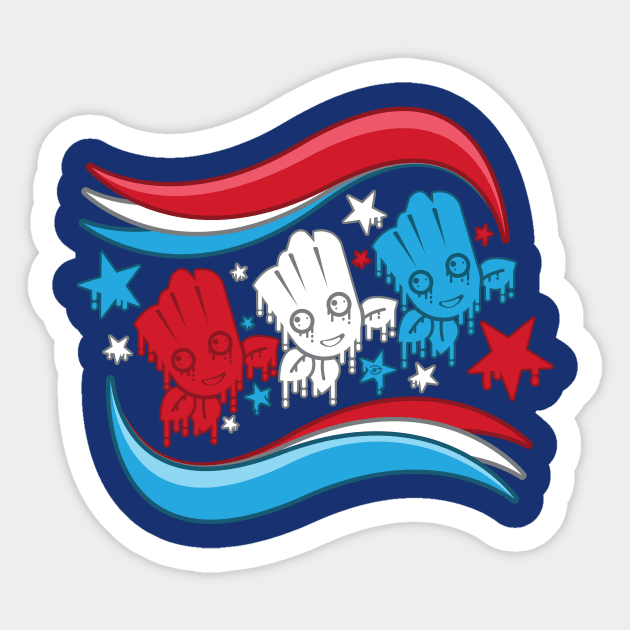 I Am Groot - 4th Of July Edition Sticker by dhartist